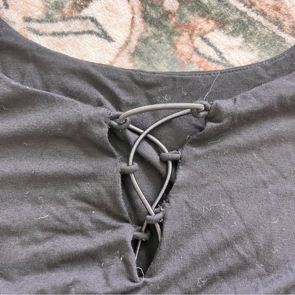 Alexander Wang Black Logo Band Top - Picture 6 of 8